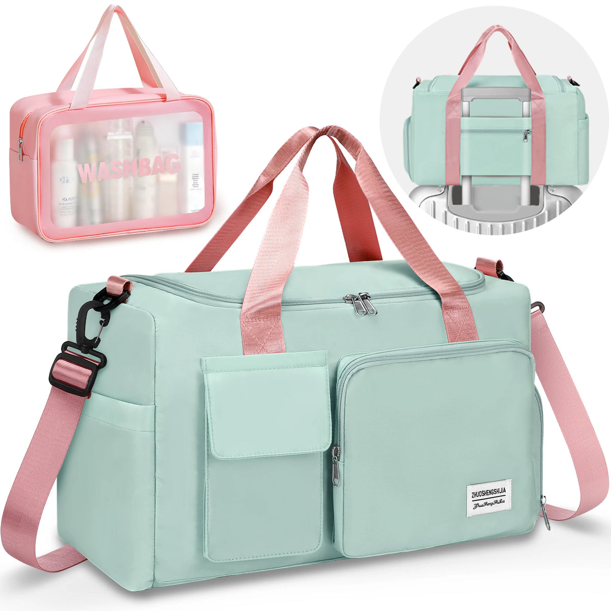 Light Green Shift Bag