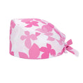 Pink Flower Scrub Hat