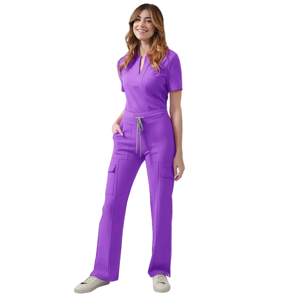 Purple Scrub Set