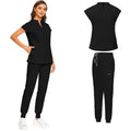 Black Scrub Set