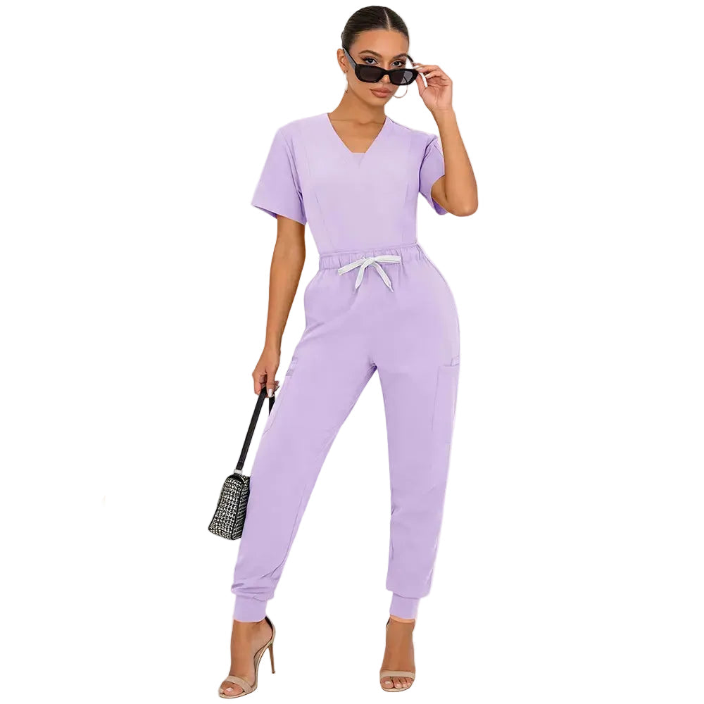 Purple Scrub Set