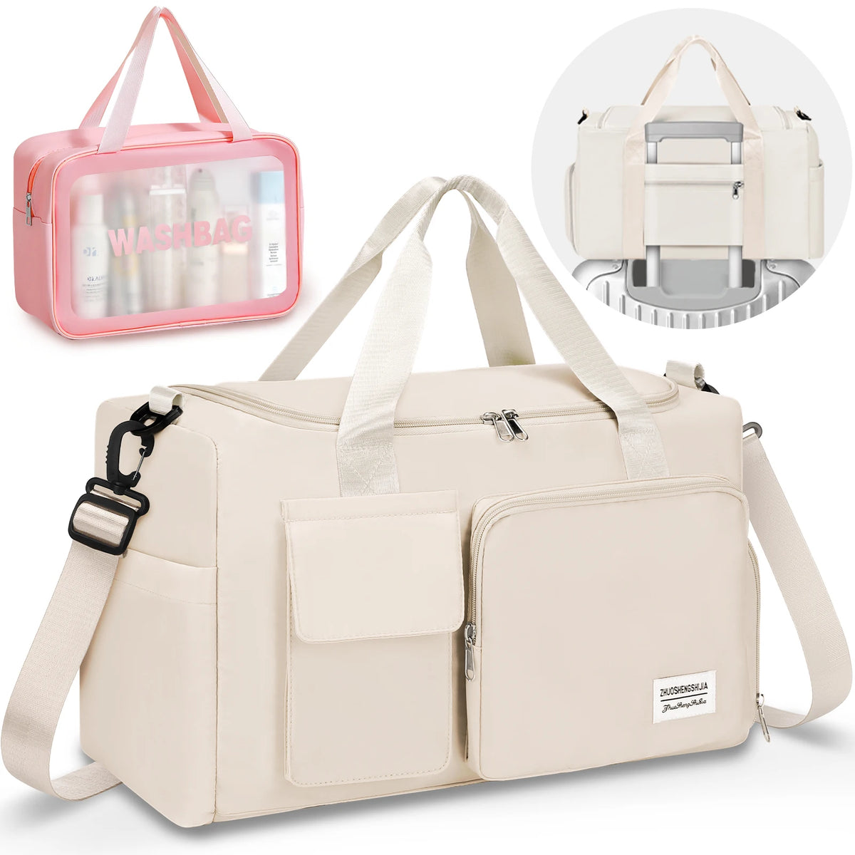 Beige Shift Bag